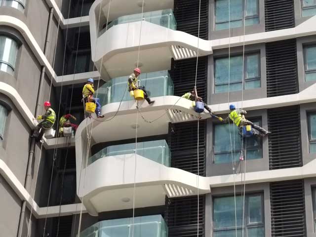 外墙防水和清洗需要同步进行吗？—海口外墙清洗